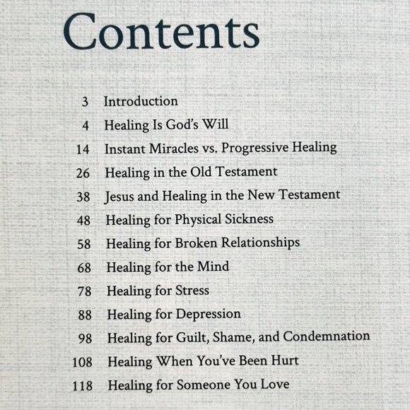 Be Healed - God's Promises & Encouragement For Your Total Well-Being - Hardcover - Picture 2 of 6